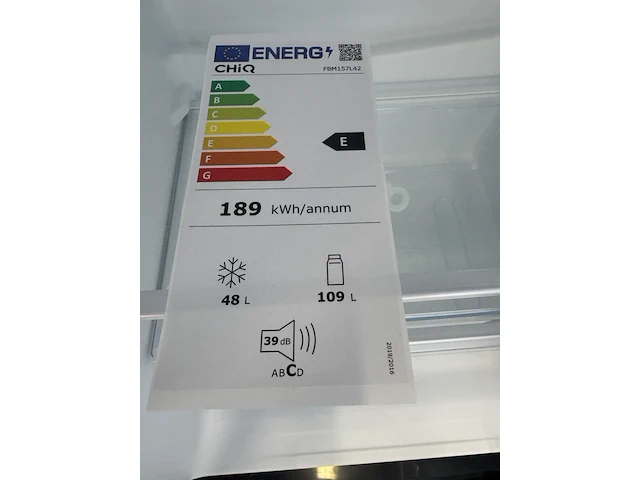 Koel-vriescombinatie 157 liter chiq, fbm157l42 - afbeelding 4 van  4