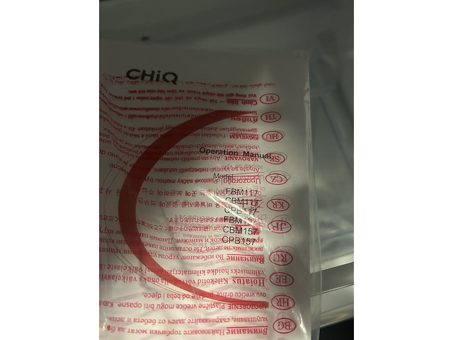 Koel-vriescombinatie 157 liter chiq, fbm157l42 - afbeelding 6 van  6