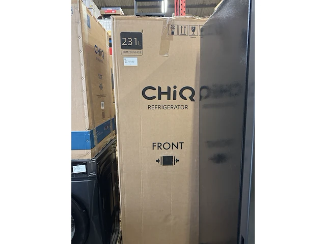 Koel-vriescombinatie 231 liter chiq, fbm228ne4de - afbeelding 3 van  3