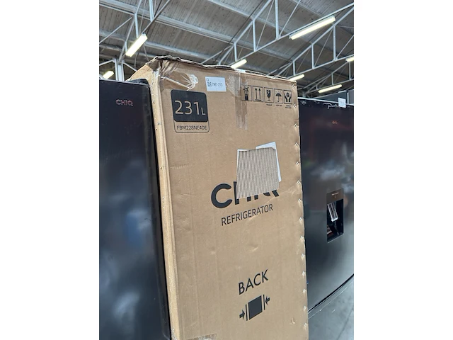 Koel-vriescombinatie 231 liter chiq, fbm228ne4de - afbeelding 3 van  3
