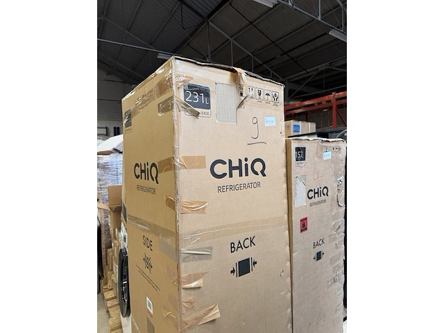 Koel-vriescombinatie 231 liter chiq, fbm228ne4de - afbeelding 3 van  4