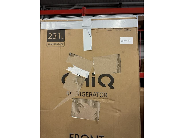 Koel-vriescombinatie 231 liter chiq, fbm228ne4de - afbeelding 3 van  3