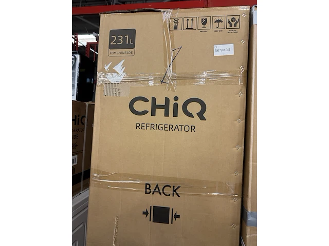 Koel-vriescombinatie 231 liter chiq, fbm228ne4de - afbeelding 3 van  3