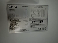 Koel-vriescombinatie 231 liter chiq, fbm228ne4de - afbeelding 5 van  5