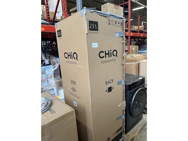 Koel-vriescombinatie 231 liter chiq, fbm228ne4de - afbeelding 3 van  4