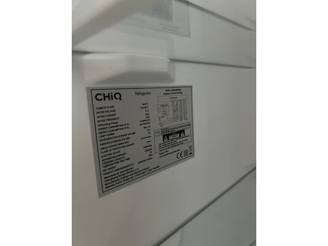 Koel-vriescombinatie 231 liter chiq, fbm228ne4de - afbeelding 8 van  9