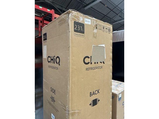 Koel-vriescombinatie 231 liter chiq, fbm228ne4de - afbeelding 4 van  6