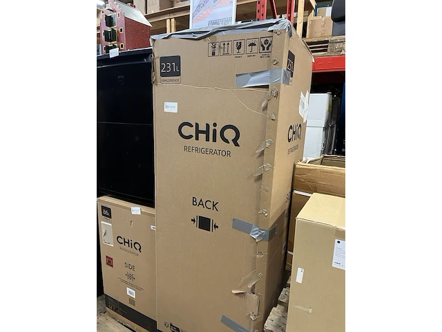 Koel-vriescombinatie 231 liter chiq, fbm228ne4de - afbeelding 3 van  4