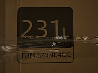 Koel-vriescombinatie 231 liter chiq, fbm228ne4de - afbeelding 5 van  5