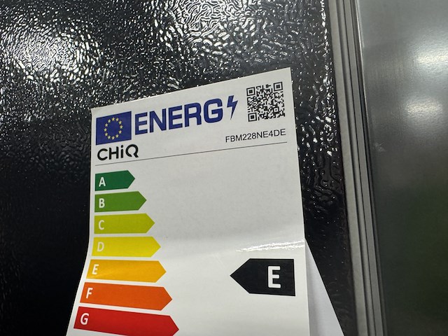 Koel-vriescombinatie 231 liter chiq, fbm228ne4de - afbeelding 5 van  5