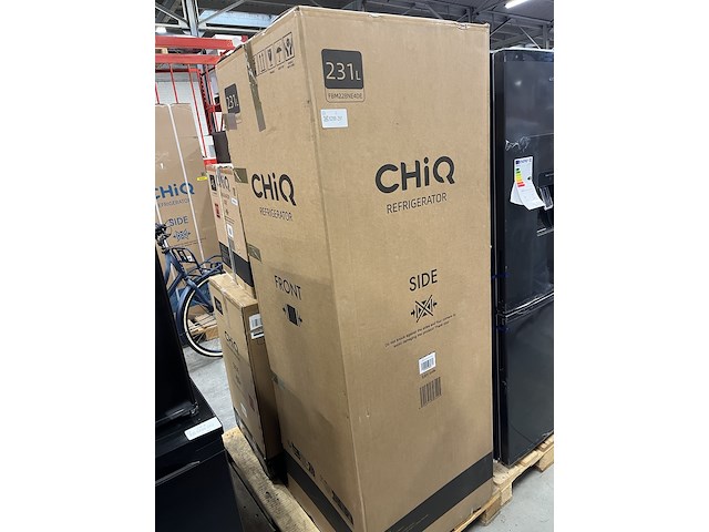 Koel-vriescombinatie 231 liter chiq, fbm228ne4de - afbeelding 3 van  3