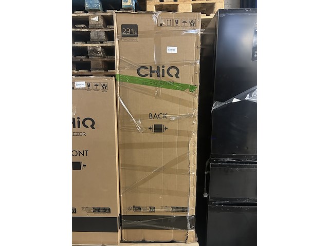 Koel-vriescombinatie 231 liter chiq, fbm228ne4de - afbeelding 3 van  4