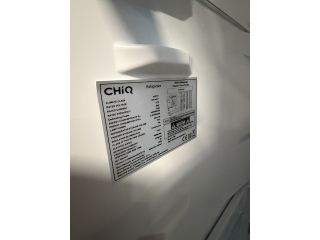 Koel-vriescombinatie 231 liter chiq, fbm228ne4de - afbeelding 5 van  5