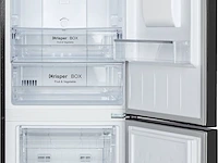 Koel-vriescombinatie 250 liter chiq, cbm250nebd - afbeelding 2 van  4