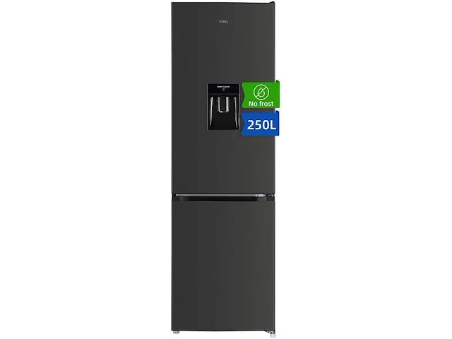 Koel-vriescombinatie 250 liter chiq, cbm250nebd - afbeelding 1 van  6