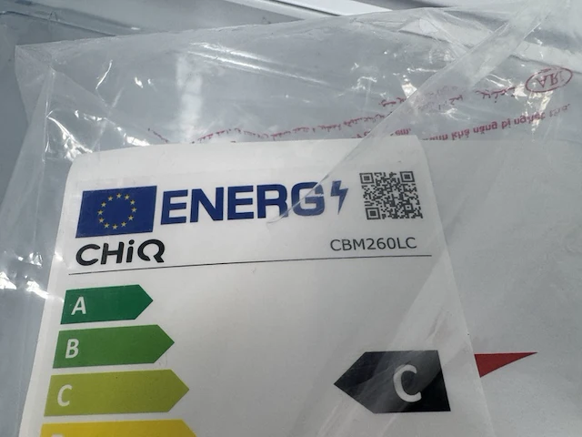 Koel-vriescombinatie 262 liter chiq, cbm260lc - afbeelding 4 van  4