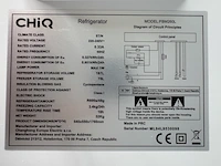 Koel-vriescombinatie 262 liter chiq, fbm260l - afbeelding 4 van  5