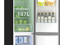 Koel-vriescombinatie 262 liter chiq, fbm260l - afbeelding 2 van  5