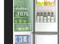 Koel-vriescombinatie 262 liter chiq, fbm260l - afbeelding 2 van  8
