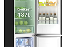 Koel-vriescombinatie 262 liter chiq, fbm260l - afbeelding 1 van  4