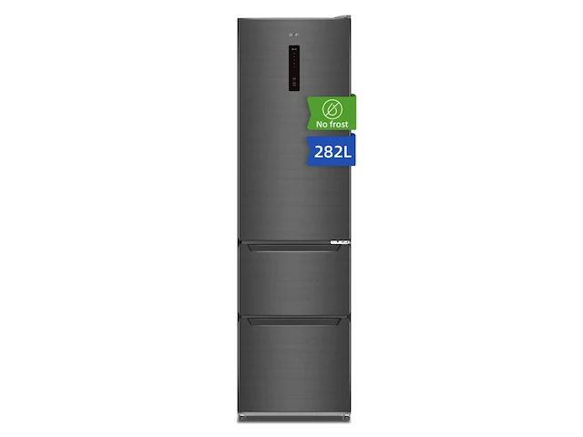 Koel-vriescombinatie 282 liter chiq, cid282neibe - afbeelding 1 van  5
