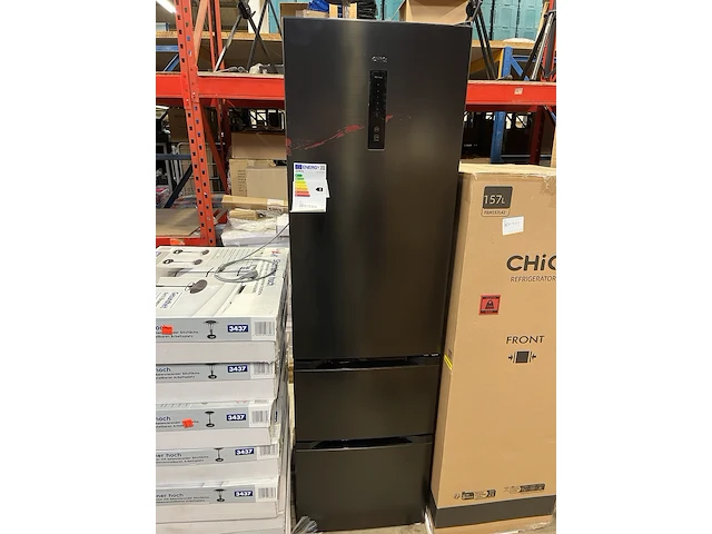 Koel-vriescombinatie 282 liter chiq, cid282neibe - afbeelding 5 van  11