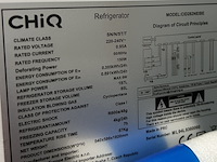 Koel-vriescombinatie 282 liter chiq, cid282neibe - afbeelding 12 van  13