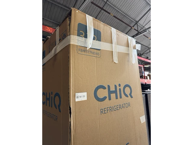 Koel-vriescombinatie 322 liter digi. led display chiq, fbm317nei4d - afbeelding 5 van  5