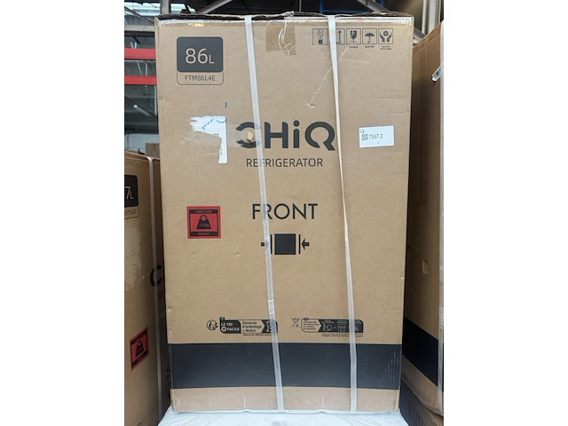 Koel-vriescombinatie 86 liter chiq, ftm86l4e - afbeelding 4 van  4