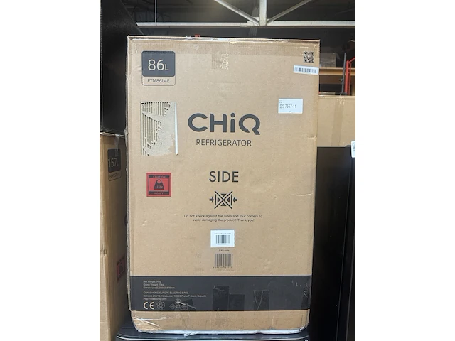 Koel-vriescombinatie 86 liter chiq, ftm86l4e - afbeelding 4 van  4