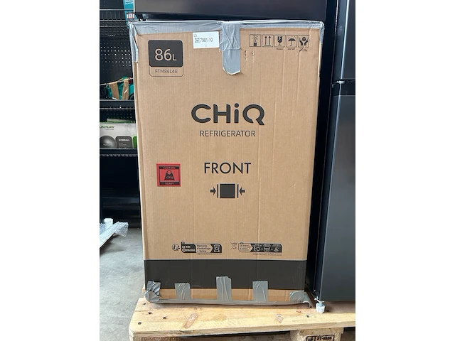 Koel-vriescombinatie 86 liter chiq, ftm86l4e - afbeelding 2 van  4