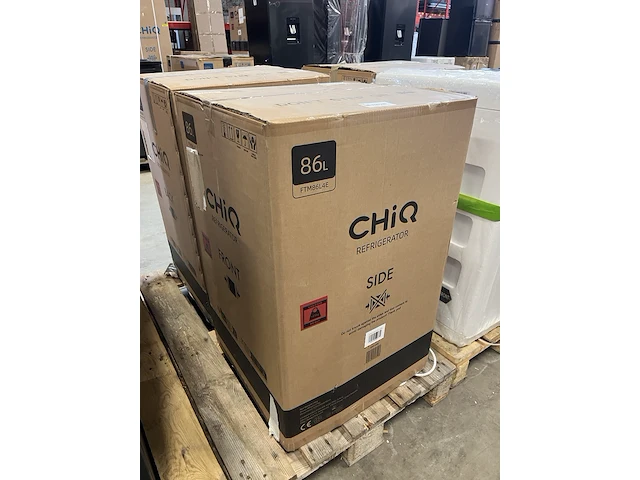 Koel-vriescombinatie 86 liter chiq, ftm86l4e - afbeelding 2 van  2
