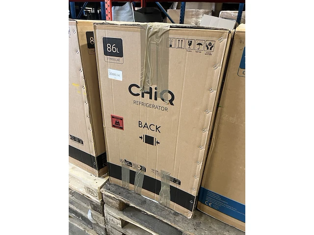 Koel-vriescombinatie 86 liter chiq, ftm86l4e - afbeelding 2 van  2