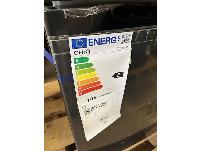 Koel-vriescombinatie 86 liter chiq, ftm86l4e - afbeelding 5 van  5