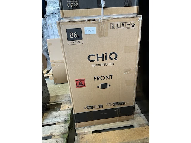 Koel-vriescombinatie 86 liter chiq, ftm86l4e - afbeelding 2 van  2