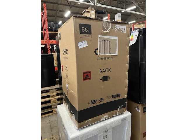 Koel-vriescombinatie 86 liter chiq, ftm86l4e - afbeelding 2 van  3