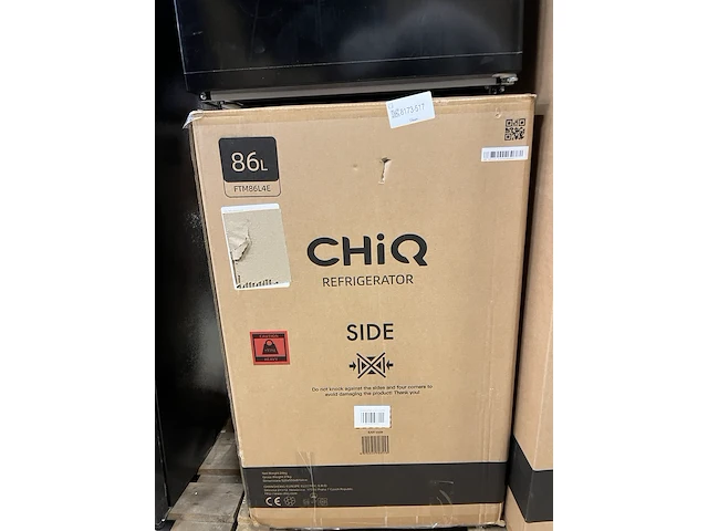 Koel-vriescombinatie 86 liter chiq, ftm86l4e - afbeelding 2 van  2