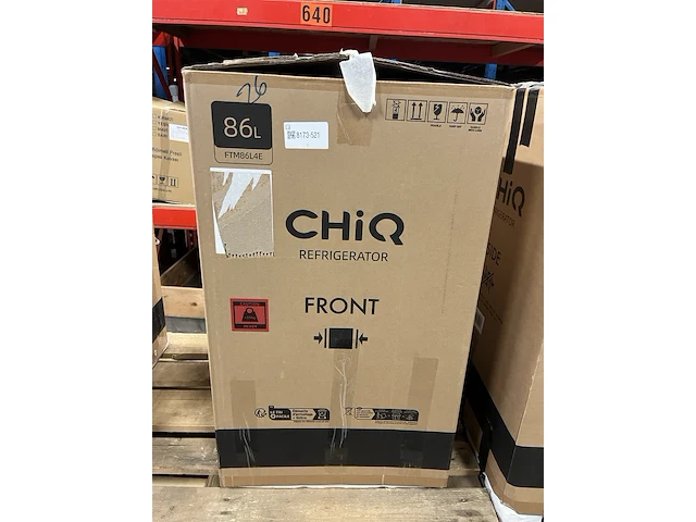 Koel-vriescombinatie 86 liter chiq, ftm86l4e - afbeelding 2 van  2