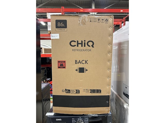 Koel-vriescombinatie 86 liter chiq, ftm86l4e - afbeelding 2 van  3