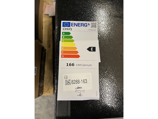 Koel-vriescombinatie 86 liter chiq, ftm86l4e - afbeelding 5 van  5