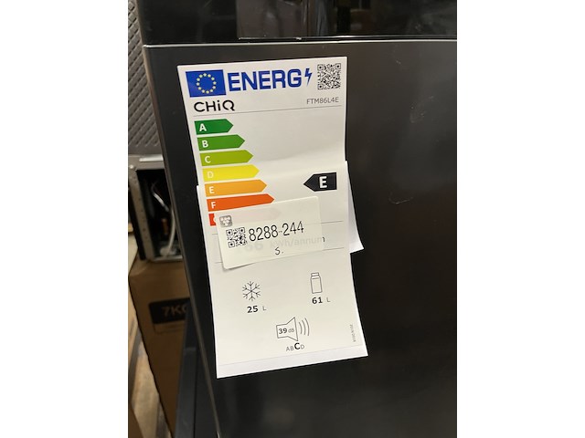 Koel-vriescombinatie 86 liter chiq, ftm86l4e - afbeelding 5 van  5