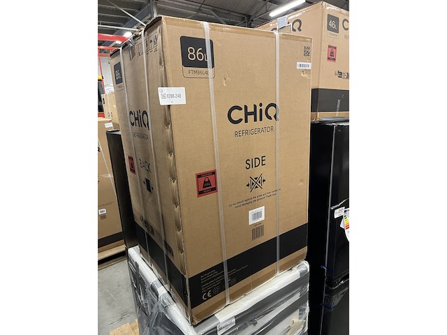 Koel-vriescombinatie 86 liter chiq, ftm86l4e - afbeelding 2 van  2