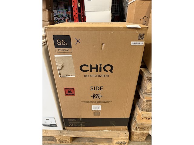 Koel-vriescombinatie 86 liter chiq, ftm86l4e - afbeelding 2 van  2