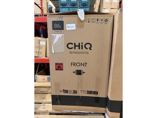 Koel-vriescombinatie 86 liter chiq, ftm86l4e - afbeelding 2 van  2