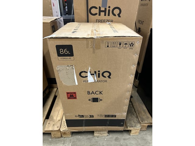 Koel-vriescombinatie 86 liter chiq, ftm86l4e - afbeelding 2 van  3