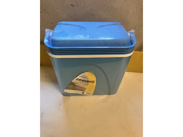 Koelbox lichtblauw 24 liter - afbeelding 3 van  7