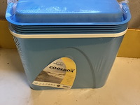 Koelbox lichtblauw 24 liter - afbeelding 3 van  7