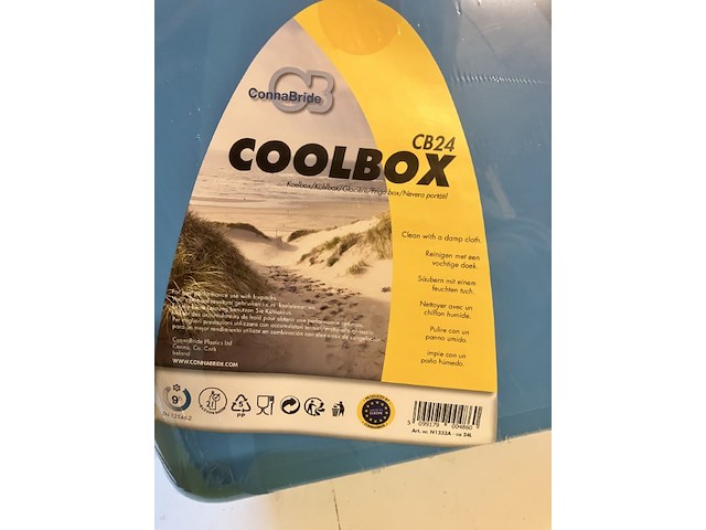 Koelbox lichtblauw 24 liter - afbeelding 7 van  7