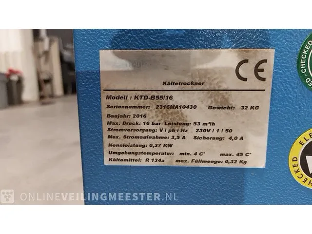 Koeldroger, ktd-b55i16, bouwjaar 2016 - afbeelding 6 van  6