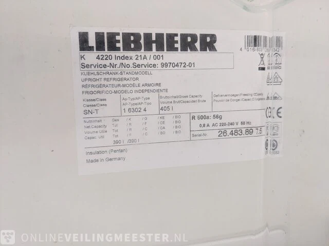 Koeler liebherr, k4220, wit - afbeelding 6 van  6